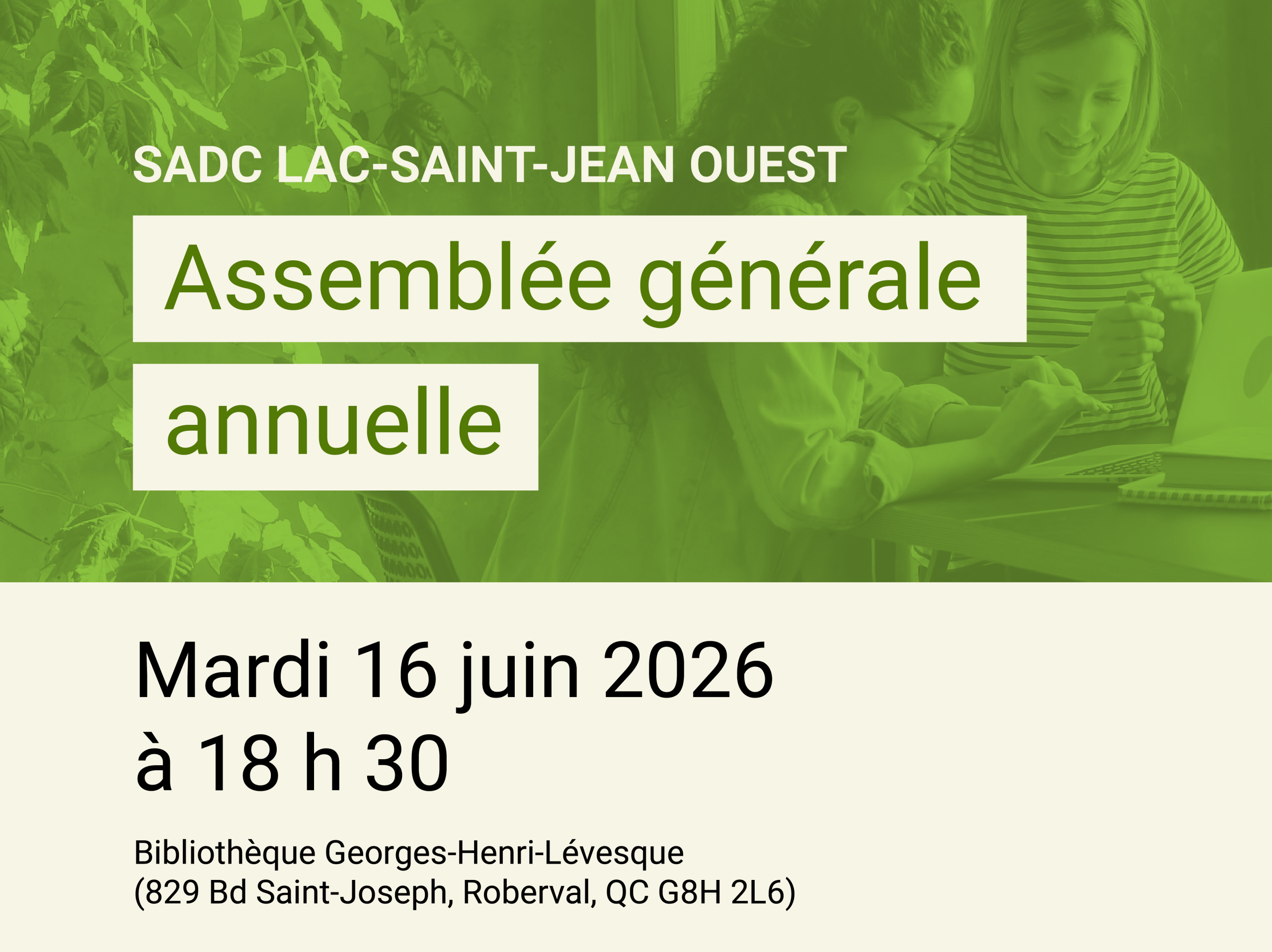 Assemblée générale annuelle 2026