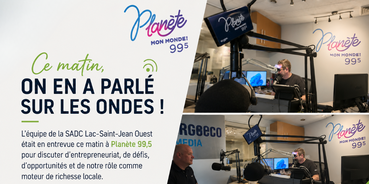 40e anniversaire – Entrevue à Planète 99,5