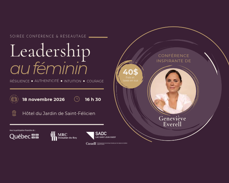 5 à 7 LEADERSHIP AU FÉMININ